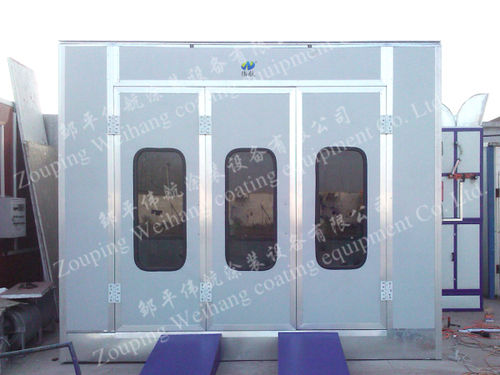 Car Spray Booth With Water Curtain Spraying Baking Booth