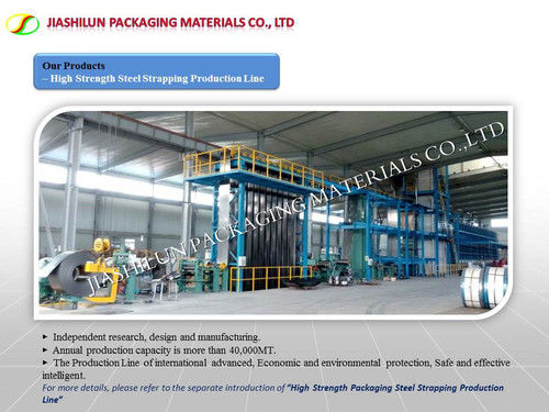 High Strength Packaging Steel Strap Production Line