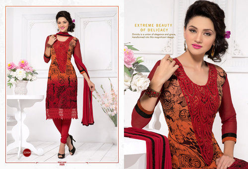 Digital Print Georget Salwar Suit