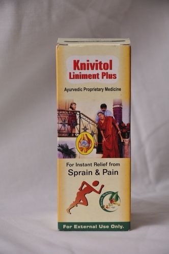 Knivitol Liniment Plus Ayurvedic and Herbal Sprain And Pain Oil - 90ml