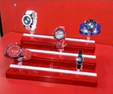 Acrylic Watch Display (C Clip Adjustable Stair Type)