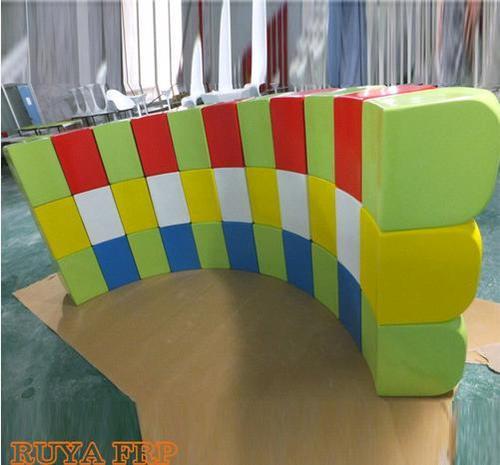 Colorful Art Design Fiberglass Desk