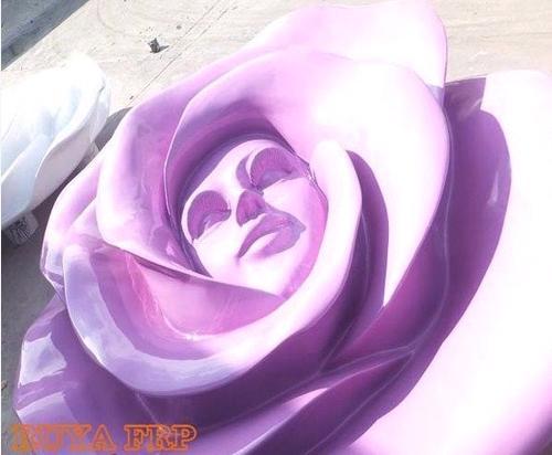 Outdoor Rose Display Sculpture