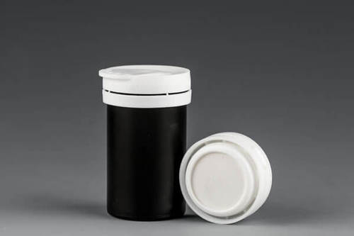 Plastic Glucose Test Strip Container