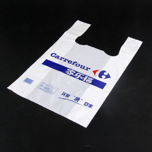 Plastic Shopping Bags - 100% Virgin HDPE, LDPE, PP Materials | Customizable Sizes, Colors, Multi-Color Printing Available, Suitable for Various Uses