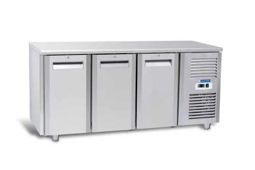 Stainless Steel Blue Star 3 Door Under Counter Chiller - Uc3100A