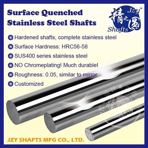 JZY Stainless Steel Hardened Shafts