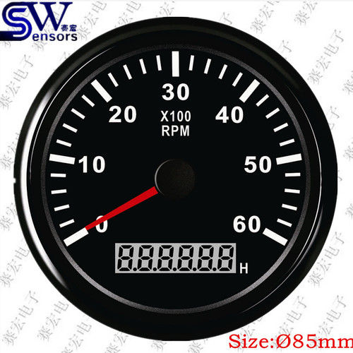 85mm Pointer Type Tachometer 0-6k