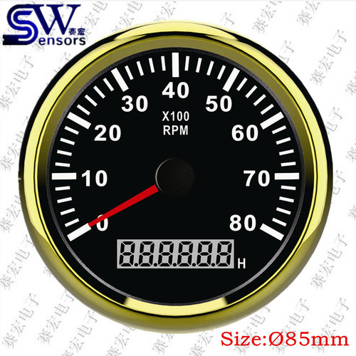 85mm Pointer Type Tachometer 0-8k