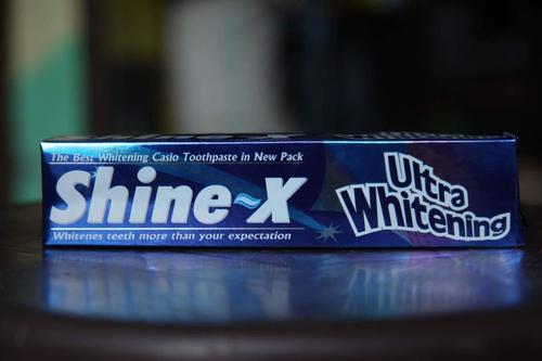 Shine X Ultra Whitening Herbal Tooth Paste For Strengthen Teeth And Gums