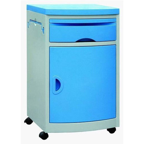 Blue Bedside Locker Deluxe Type For Hospitals