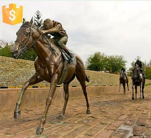 Beautiful Casting Bronze Garden Horse Statue