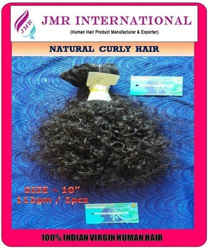 Machine Weft Virgin Curly Human Hair