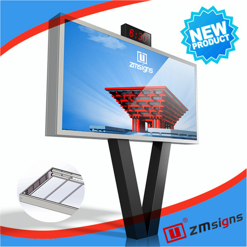 ZM-M003 Outdoor Advertising Billboard By Xuzhou Lantian Stainless steel Co., Ltd.