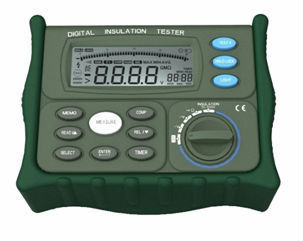 RY-IR5203 Digital Insulation Resistance Tester - 50V/100V/250V/500V/1000V Insulation Test Voltage, Automatic Polarization Index Calculation, Data Storage & Comparison Function, Alarm Function for Limit Exceedance, Automatic Discharge & Shutdown