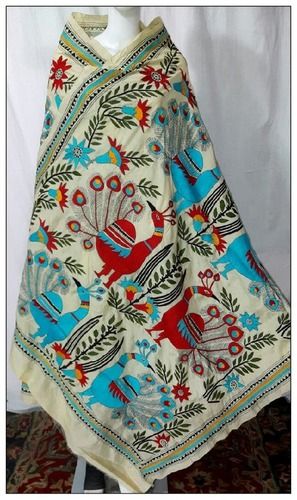 Designer Tussar Silk Dupatta