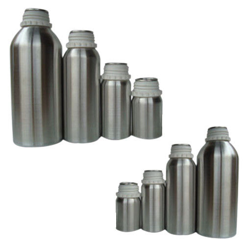 Leak Proof Round Aluminum Polish Bottles