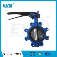 Double Flanged Cast Iron Butterfly Valve With PN16 Pressure