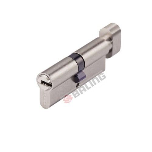 Snaky Keyway Dual Roller Wheel Cylinder QS (Brush Nickelsin)