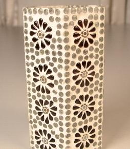 Glass Mosaic Vases