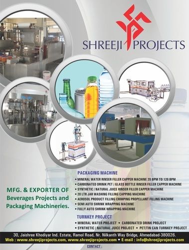 mineral water packing machines