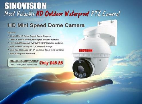 HD Outdoor Waterproof PTZ Camera