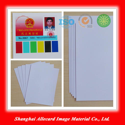 PVC Super White inkjet pvc id card printing material