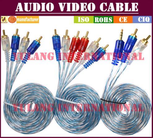 टॉप ड्रैगन 3Rca-3Rca ऑडियो वीडियो केबल