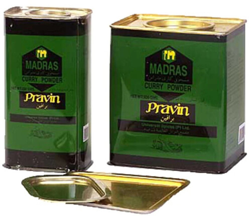 करी पाउडर टिन कंटेनर