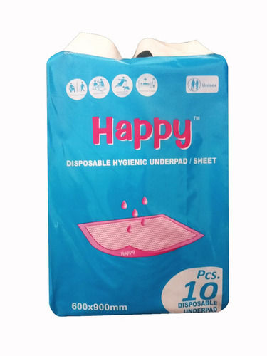 Happy Disposable Underpad Sheet Large Size 10 Pcs Pack