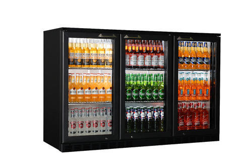 Back Bar 3 Door Beer Chiller Capacity: 150 Kg/Hr