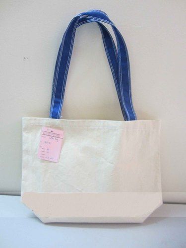 Wood Handled Cotton Shopping Bag