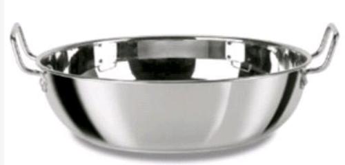 Stainless Steel Induction Kadhai