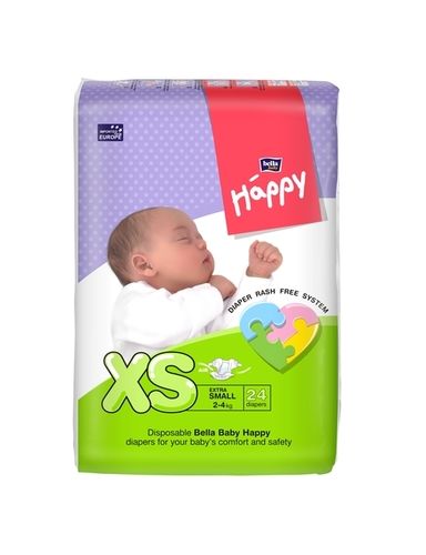 Bella Bella Baby Happy Happy Diapers Extra Small 24pcs