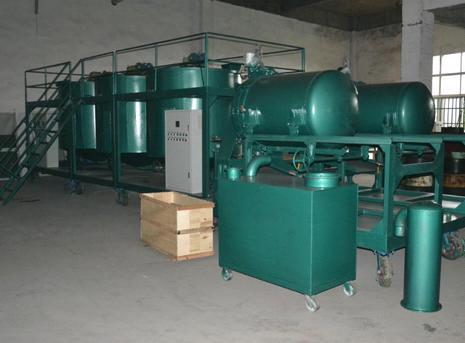 Waste Lubricant Oil Purification Plant