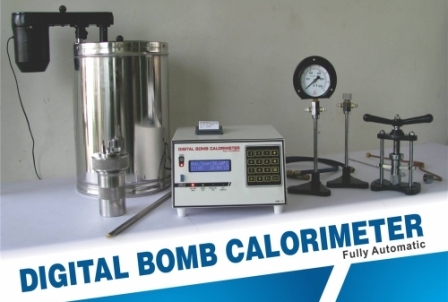 Bomb Calorimeter Apparatus with Digital Display