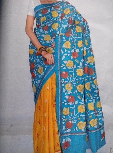 Kantha Stitch Sarees