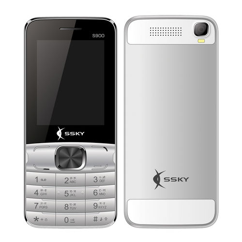 Ssky S900 2.4 Inches Dual Sim Feature Phone Color Silver  Android Version: No