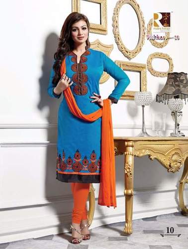 Ladies Designer unstiched Suit 