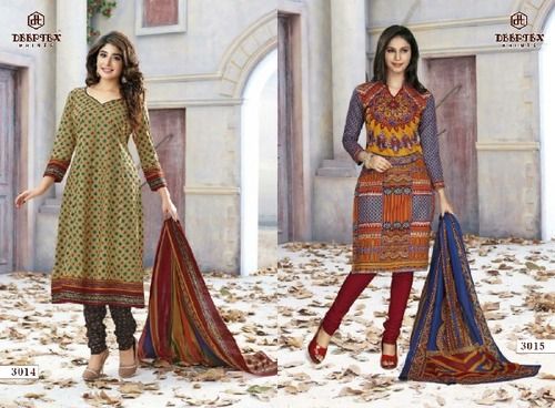 Unstiched Cotton Salwar Suits