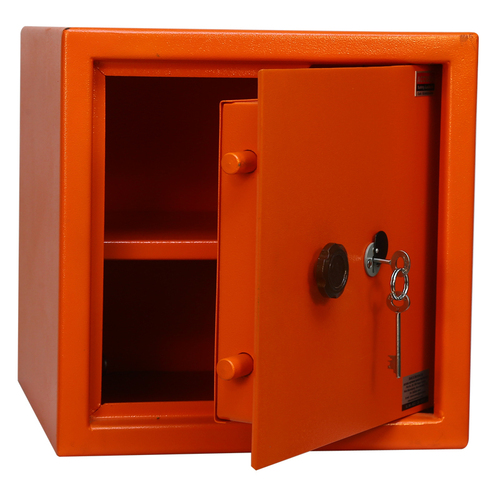 Stainless Steel Safety Locker - Color: Red