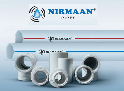 High Strength UPVC Plumbing Pipes - 3m Length, White Color | PVC Material, 6 kG/Cm2 Nominal Pressure, Round Shape, Male Connection