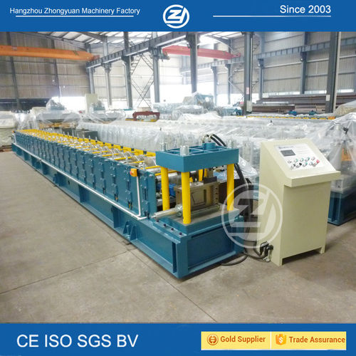 Passed CE And ISO Auto Rain Water Gutter Roll Forming Machine