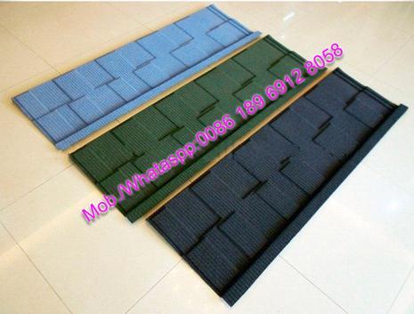 Shingle Stone Coated Metal Roof Tile