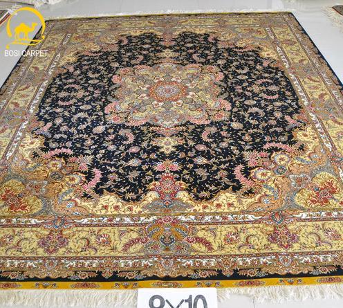 Handmade 8x10ft Design Silk Carpet