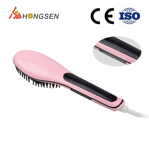 Electric Straight Hair Comb Straightener Hair Brush Automatic Straightening Comb HS-B-001