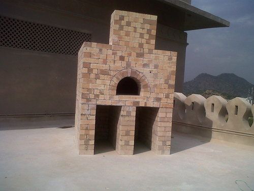 Great Performance Single Door Wood And Gas Fired Brick Pizza Oven