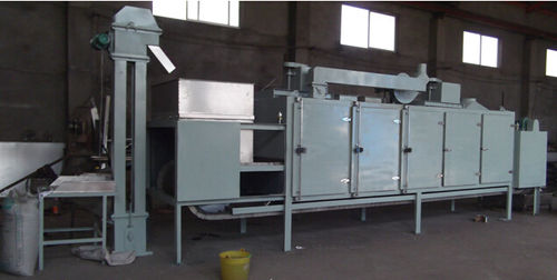 Yellow High Efficiency Continuous Roasting Machine