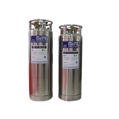 175L Vertical Type Welded Insulated LOX Dewar Cylinder