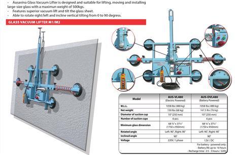 Glass Vacuum Lifter M1